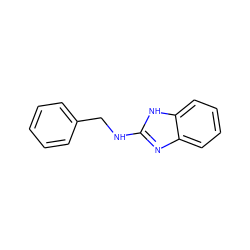 c1ccc(CNc2nc3ccccc3[nH]2)cc1 ZINC000000347120