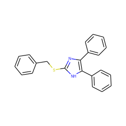 c1ccc(CSc2nc(-c3ccccc3)c(-c3ccccc3)[nH]2)cc1 ZINC000001554888