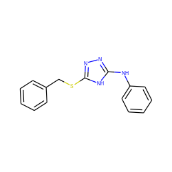 c1ccc(CSc2nnc(Nc3ccccc3)[nH]2)cc1 ZINC000000008998