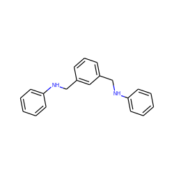 c1ccc(NCc2cccc(CNc3ccccc3)c2)cc1 ZINC000028863042