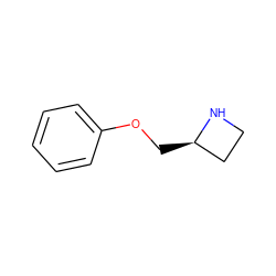 c1ccc(OC[C@@H]2CCN2)cc1 ZINC000026376872