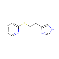 c1ccc(SCCc2c[nH]cn2)nc1 ZINC000013743059