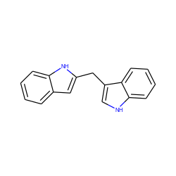 c1ccc2[nH]c(Cc3c[nH]c4ccccc34)cc2c1 ZINC000085217582