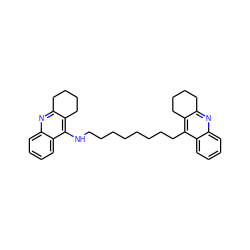 c1ccc2c(CCCCCCCCNc3c4c(nc5ccccc35)CCCC4)c3c(nc2c1)CCCC3 ZINC000013612210