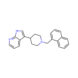 c1ccc2c(CN3CCC(c4c[nH]c5ncccc45)CC3)cccc2c1 ZINC000036221500