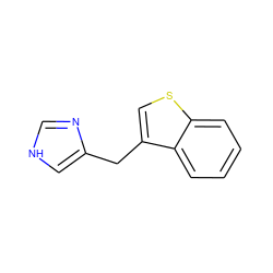 c1ccc2c(Cc3c[nH]cn3)csc2c1 ZINC000013862259