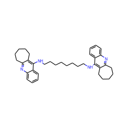 c1ccc2c(NCCCCCCCCNc3c4c(nc5ccccc35)CCCCC4)c3c(nc2c1)CCCCC3 ZINC000013473797