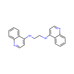 c1ccc2c(NCCNc3ccnc4ccccc34)ccnc2c1 ZINC000006117722