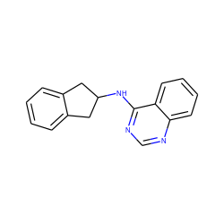 c1ccc2c(c1)CC(Nc1ncnc3ccccc13)C2 ZINC000040894193