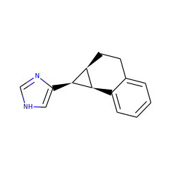 c1ccc2c(c1)CC[C@@H]1[C@H](c3c[nH]cn3)[C@H]21 ZINC000013554823