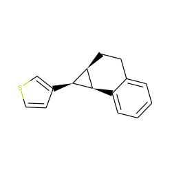 c1ccc2c(c1)CC[C@@H]1[C@H](c3ccsc3)[C@H]21 ZINC000027985736