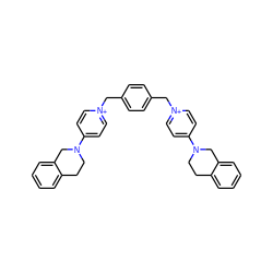 c1ccc2c(c1)CCN(c1cc[n+](Cc3ccc(C[n+]4ccc(N5CCc6ccccc6C5)cc4)cc3)cc1)C2 ZINC000071341568