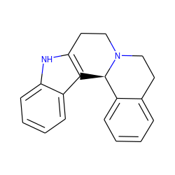 c1ccc2c(c1)CCN1CCc3[nH]c4ccccc4c3[C@H]21 ZINC000049109683