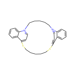 c1ccc2c(c1)c1cc[n+]2CCCCC[n+]2ccc(c3ccccc32)SCCCCCS1 ZINC000096927145