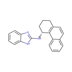 c1ccc2c3c(ccc2c1)CCC[C@H]3Nc1nc2ccccc2[nH]1 ZINC000040845997