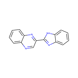 c1ccc2nc(-c3nc4ccccc4[nH]3)cnc2c1 ZINC000013678088