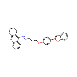 c1ccc2oc(-c3ccc(OCCCCNc4c5c(nc6ccccc46)CCCC5)cc3)cc2c1 ZINC000084603927