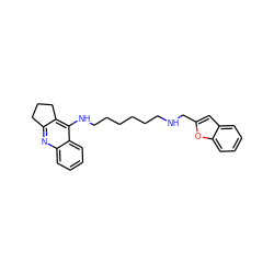 c1ccc2oc(CNCCCCCCNc3c4c(nc5ccccc35)CCC4)cc2c1 ZINC000653764324