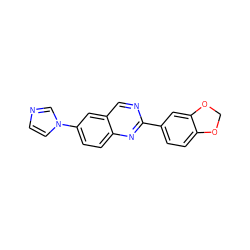 c1cn(-c2ccc3nc(-c4ccc5c(c4)OCO5)ncc3c2)cn1 ZINC000043198418