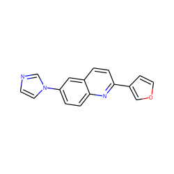 c1cn(-c2ccc3nc(-c4ccoc4)ccc3c2)cn1 ZINC000117470194