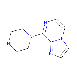 c1cn2ccnc2c(N2CCNCC2)n1 ZINC000005117657