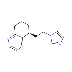 c1cnc2c(c1)[C@H](CCn1ccnc1)CCC2 ZINC000013808188