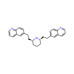 c1cnc2ccc(CC[C@@H]3CCC[C@H](CCc4ccc5ncccc5c4)N3)cc2c1 ZINC000473095787