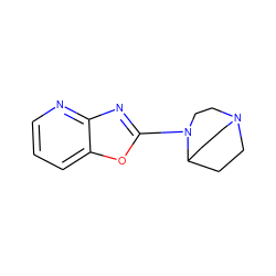 c1cnc2nc(N3CCN4CCC3CC4)oc2c1 ZINC000045354744