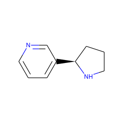 c1cncc([C@H]2CCCN2)c1 ZINC000000005898