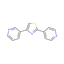 c1cncc(-c2csc(-c3ccncc3)n2)c1 ZINC000073296252