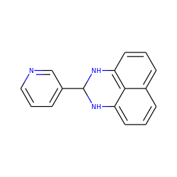 c1cncc(C2Nc3cccc4cccc(c34)N2)c1 ZINC000000028671