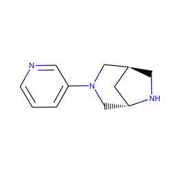 c1cncc(N2C[C@@H]3C[C@H](CN3)C2)c1 ZINC000100068264