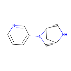 c1cncc(N2C[C@@H]3C[C@H]2CN3)c1 ZINC000095922837