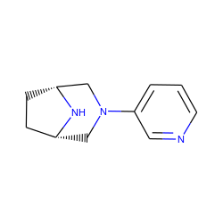 c1cncc(N2C[C@@H]3CC[C@H](C2)N3)c1 ZINC000039115373