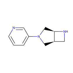 c1cncc(N2C[C@@H]3CN[C@@H]3C2)c1 ZINC000028866003