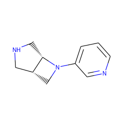 c1cncc(N2C[C@@H]3CNC[C@@H]32)c1 ZINC000028865846