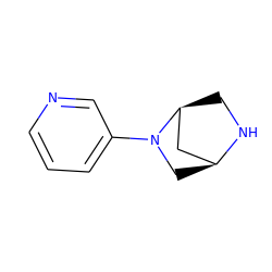 c1cncc(N2C[C@H]3C[C@@H]2CN3)c1 ZINC000052634791