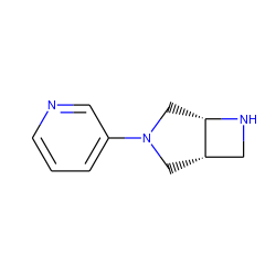 c1cncc(N2C[C@H]3CN[C@H]3C2)c1 ZINC000028866006