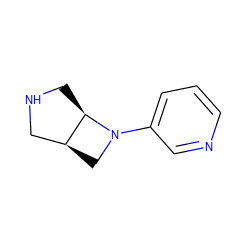 c1cncc(N2C[C@H]3CNC[C@H]32)c1 ZINC000028865837