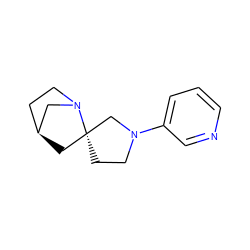 c1cncc(N2CC[C@@]3(C[C@H]4CCN3C4)C2)c1 ZINC000003937377