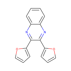 c1coc(-c2nc3ccccc3nc2-c2ccco2)c1 ZINC000000188598