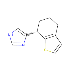 c1nc([C@@H]2CCCc3ccsc32)c[nH]1 ZINC000000024134