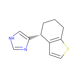 c1nc([C@@H]2CCCc3sccc32)c[nH]1 ZINC000000024130