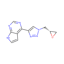 c1nc(-c2cn(C[C@@H]3CO3)nn2)c2cc[nH]c2n1 ZINC000473115346