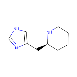 c1nc(C[C@@H]2CCCCN2)c[nH]1 ZINC000004626945