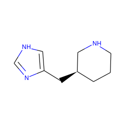 c1nc(C[C@@H]2CCCNC2)c[nH]1 ZINC000004626947