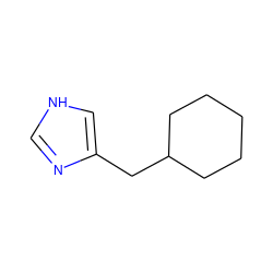 c1nc(CC2CCCCC2)c[nH]1 ZINC000033961467