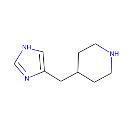 c1nc(CC2CCNCC2)c[nH]1 ZINC000000005777