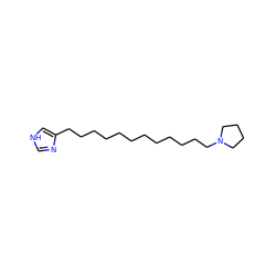 c1nc(CCCCCCCCCCCCN2CCCC2)c[nH]1 ZINC000013531711