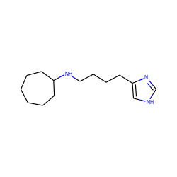 c1nc(CCCCNC2CCCCCC2)c[nH]1 ZINC000013685847